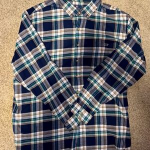 vineyard vines Plaid Flannel Sport Shirt